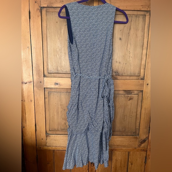 Vineyard Vines M Scallop Dot Wrap Dress - Picture 4 of 6